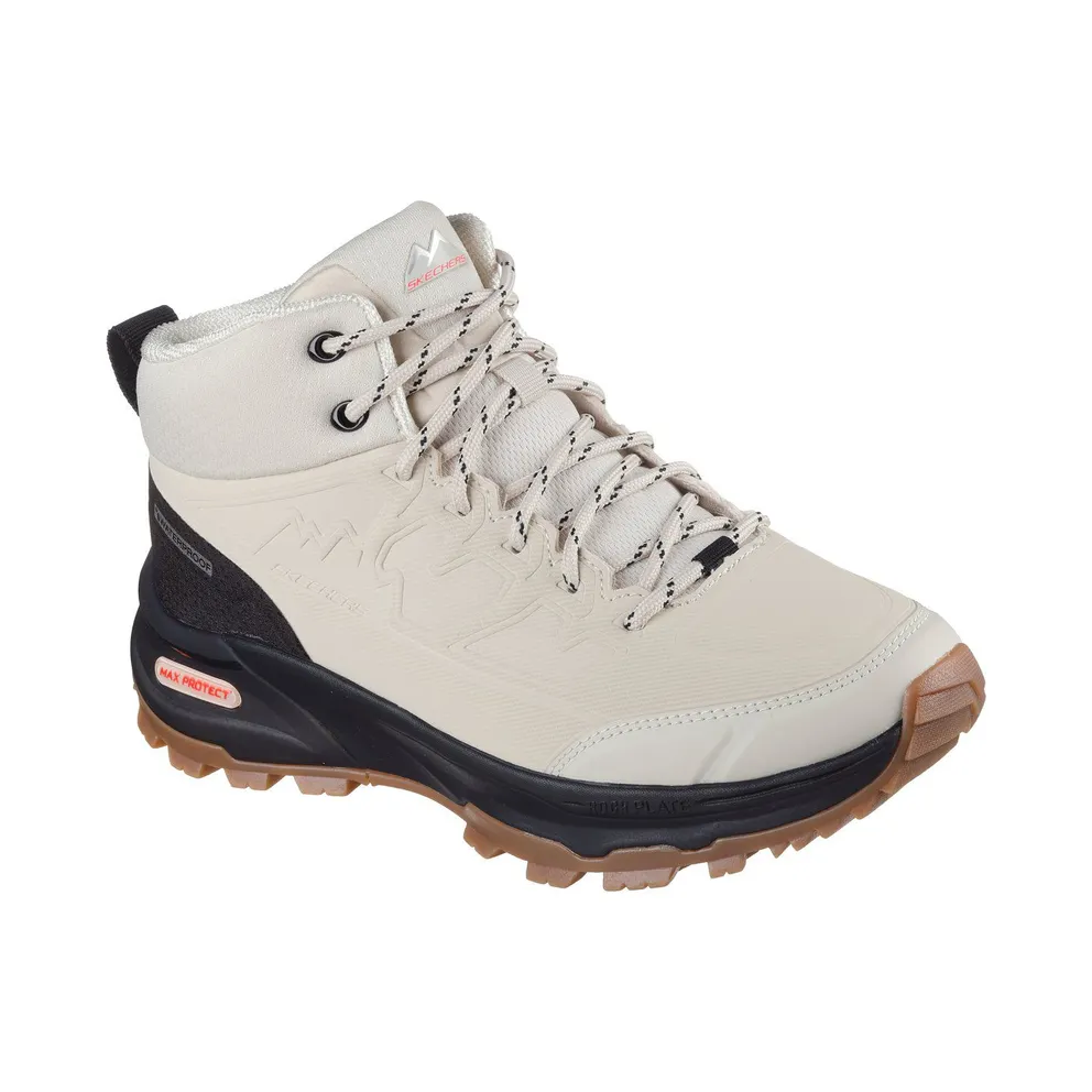 Skechers Waterproof: Max Protect Legacy Weekend Getaway “Natuurlijk / Black (180203 Ntbk)” (180203NTBK)