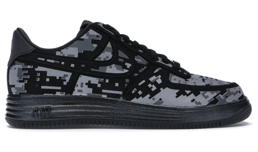 Nike Lunar Force 1 Low Digi Camo Black