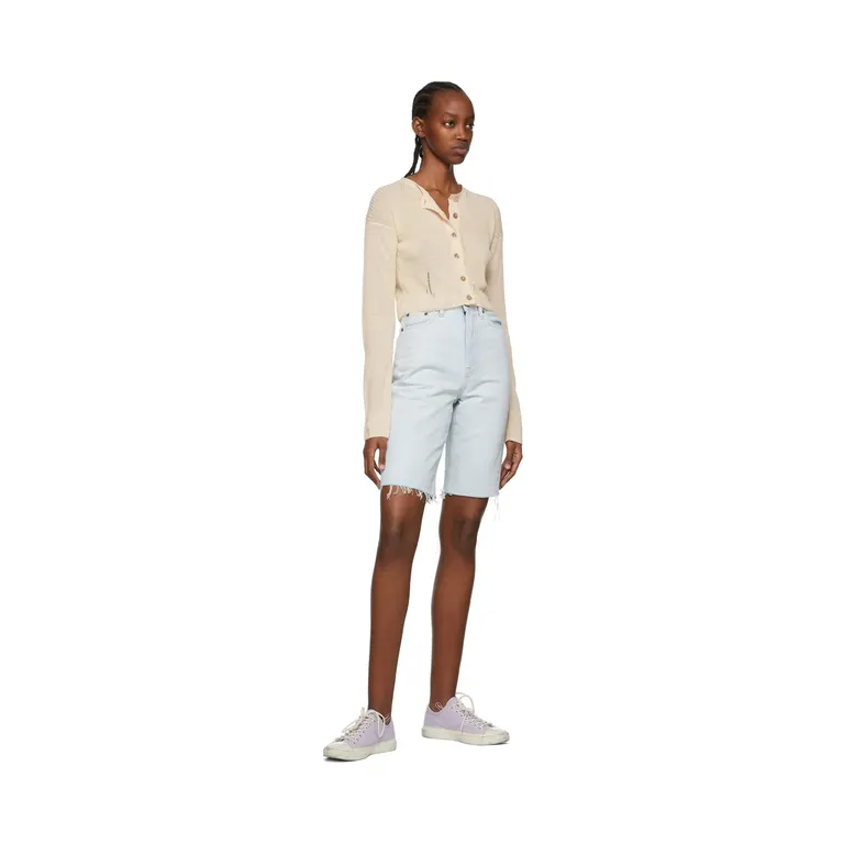 Acne Studios Off-White Canvas Low-Top Sneakers (AD0347-) (5)