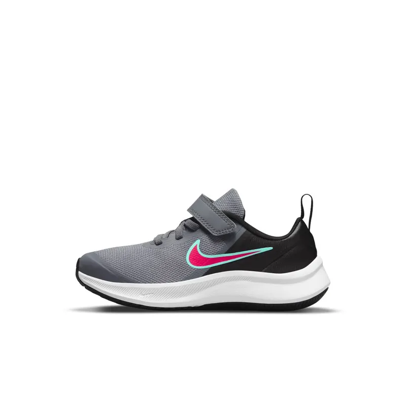 Nike Star Runner 3 Younger Kids’ Grey 50% Sustainable Materials (DA2777-008)
