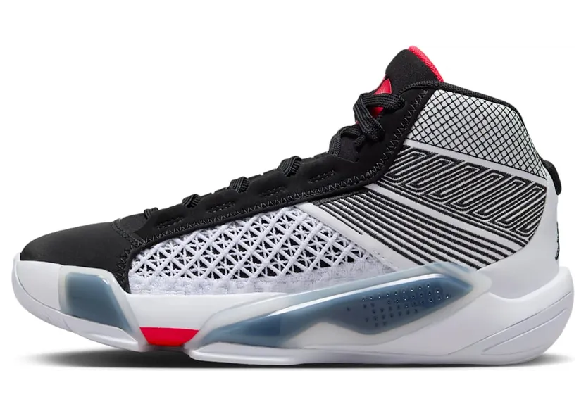 Jordan 38 White Black Siren Red (DZ3499-101)