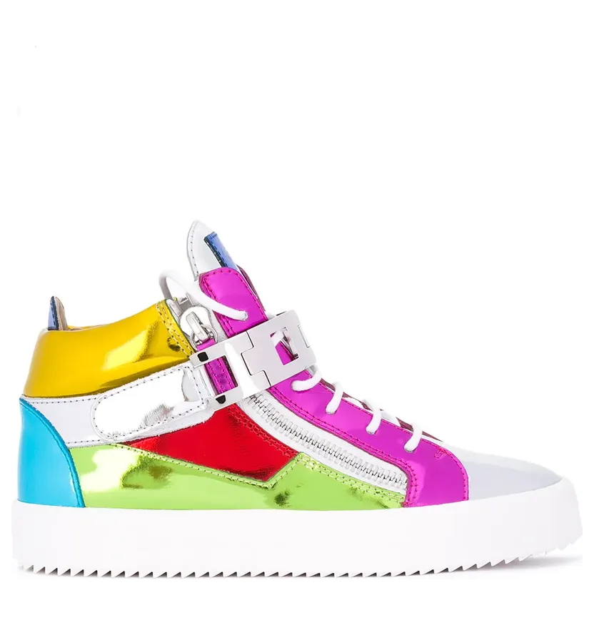 Giuseppe Zanotti Sneakers mit Metallic-Schnalle – Mehrfarbig (RS7068004)