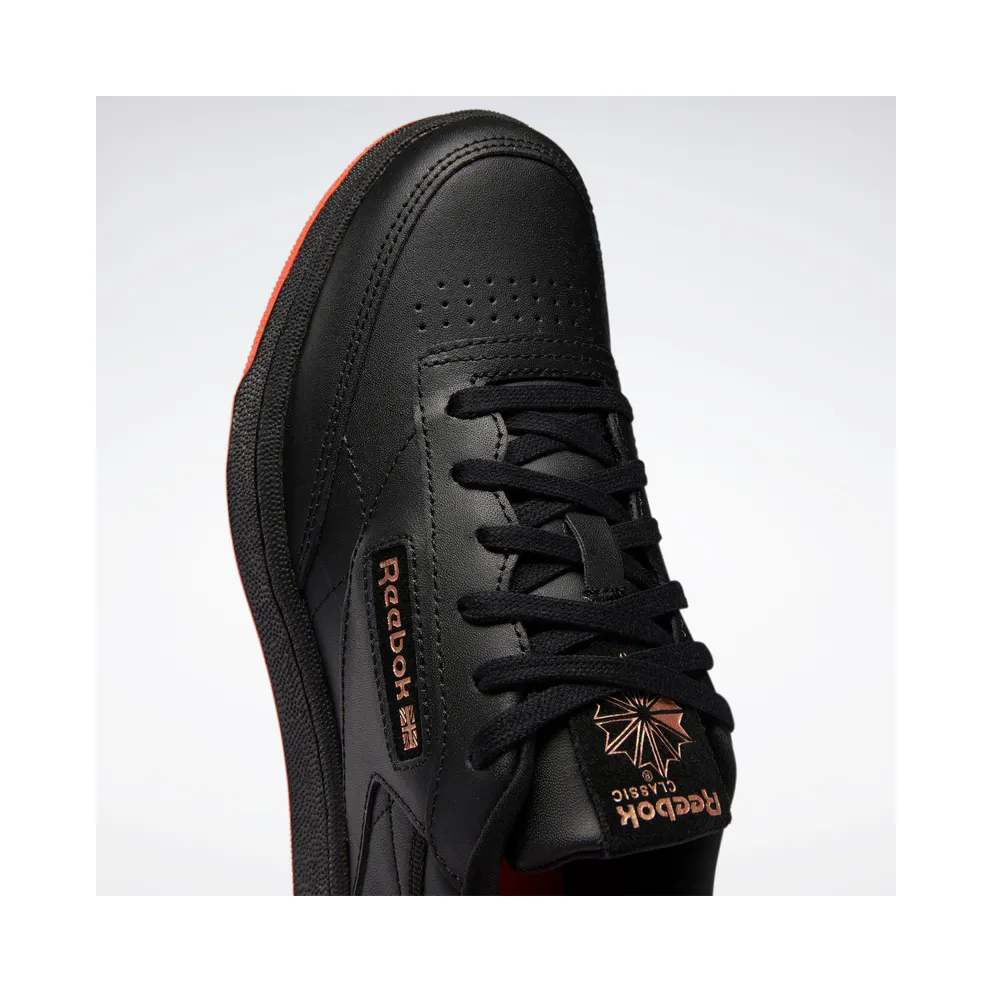 Reebok Cardi Coated Club C Shoes Core Black / Vector Red / Rose Gold