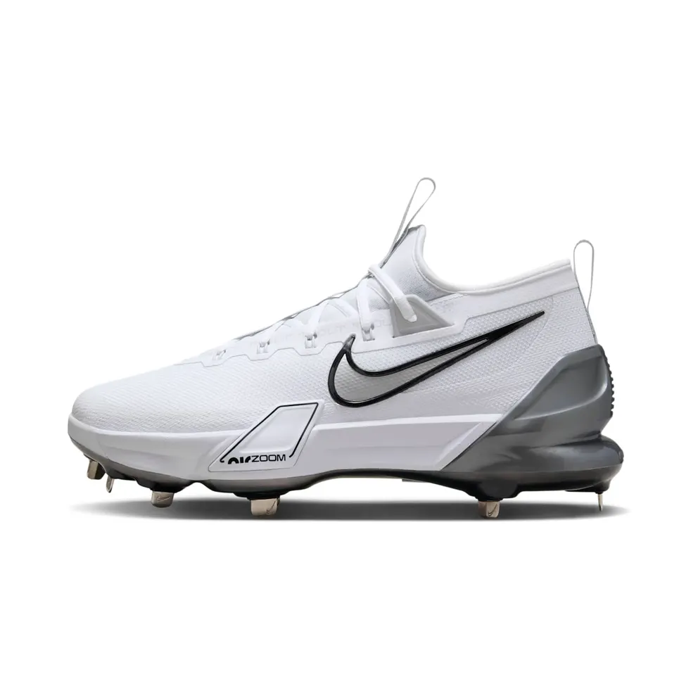 Nike Force Zoom Trout 9 Elite White Black Pure Platinum Metallic Silver (FB2906-102)