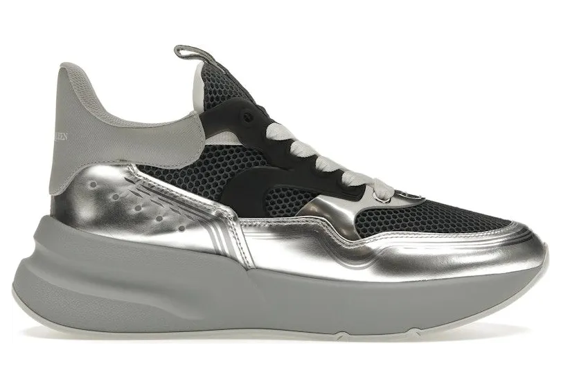 Alexander McQueen Oversized Runner Silver (662690 WHZQ1 8249)