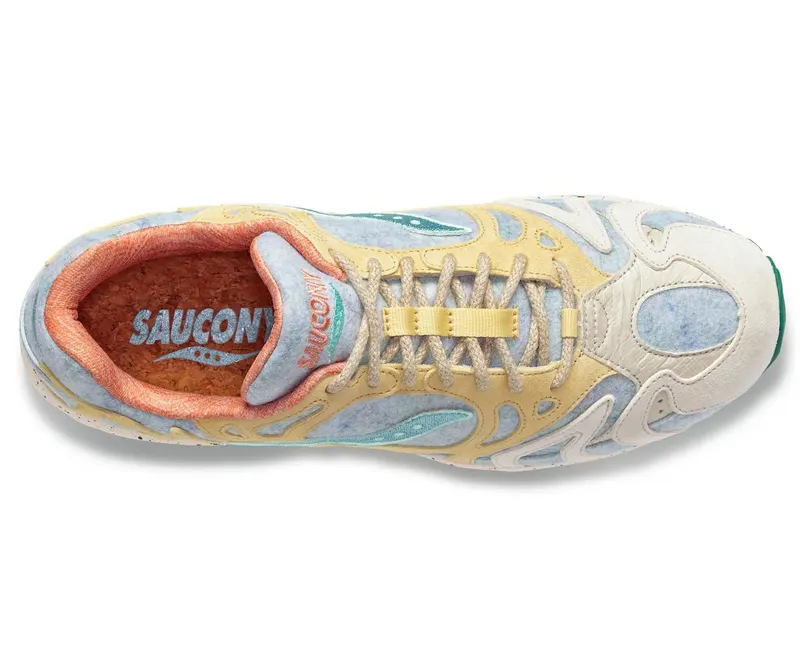 Saucony Grid Azura 2000 Felt Grey Multi (S70717-2)