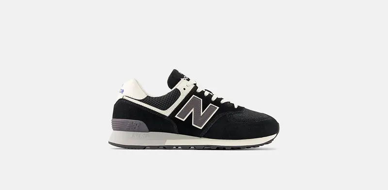 New Balance 574 Black White Grey (U574BK2)