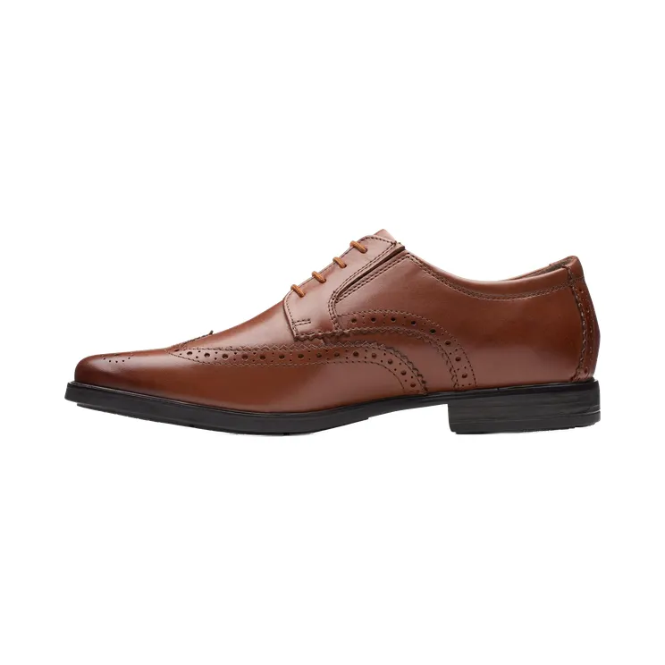 Clarks Howard Wing “Dark Tan Leather” (26161254)
