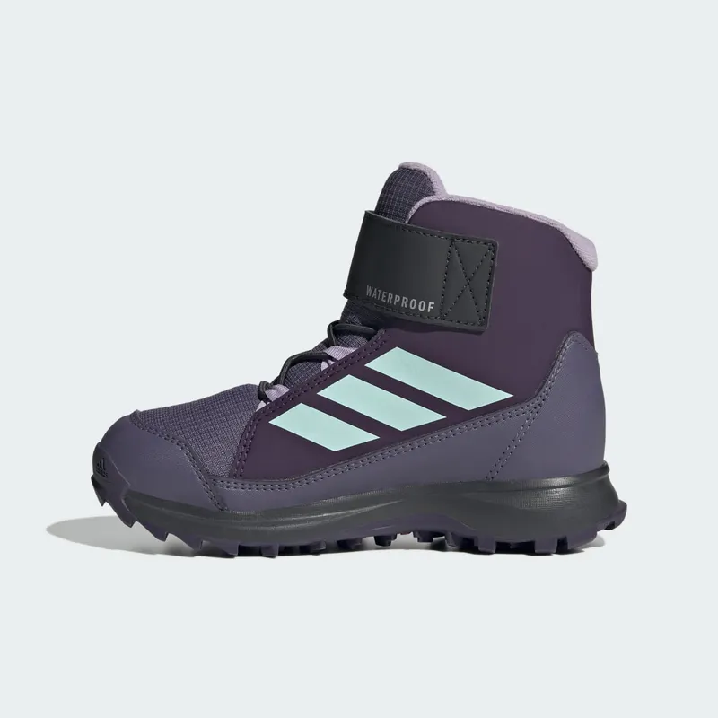 Adidas Terrex Snow CF CLIMAWARM Winter Shoes Kids Aurora Plum / Semi Flash Aqua / Powder Plum (JR4190)