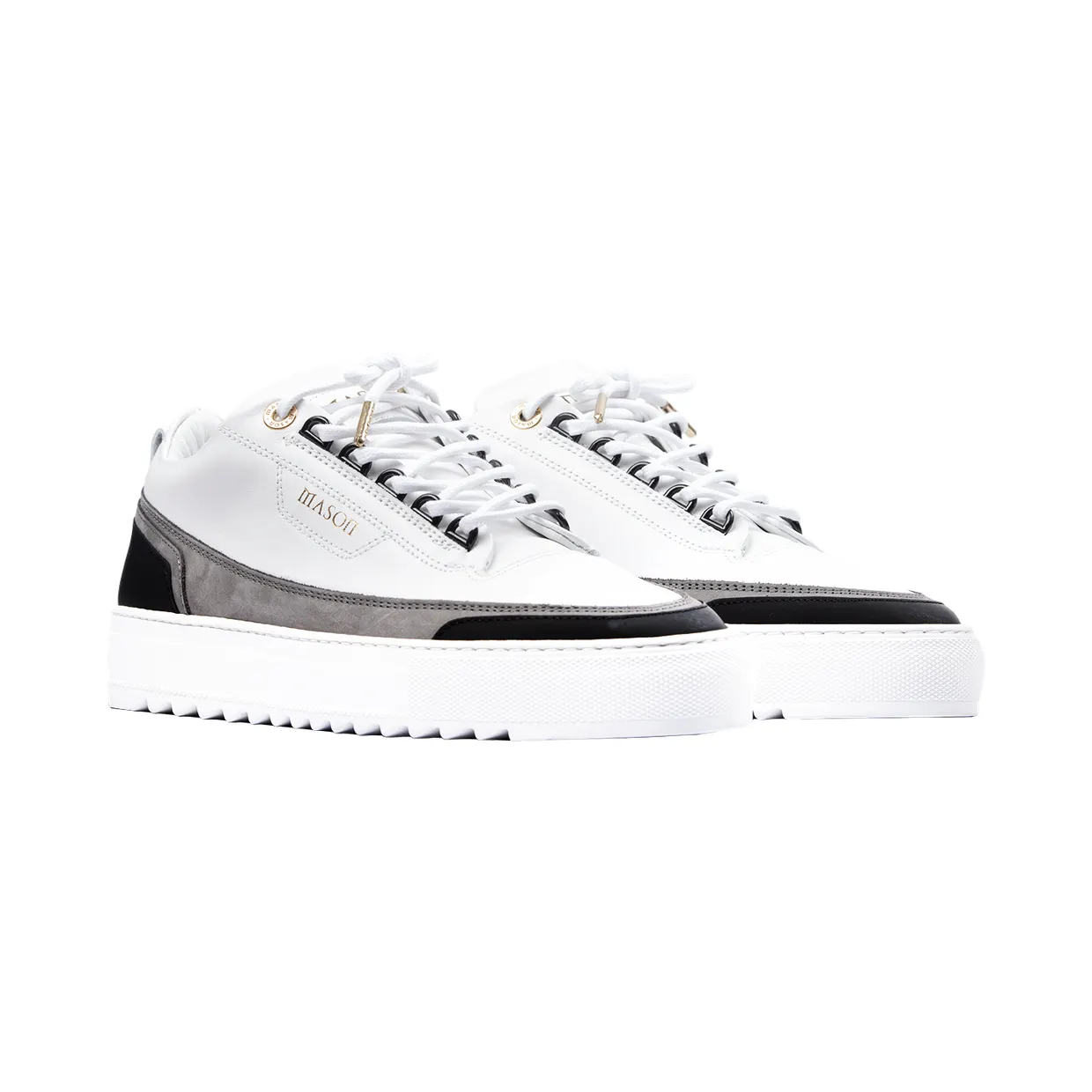 Mason Garments Firenze Leather / Nubuck White (FW19-15D-1)