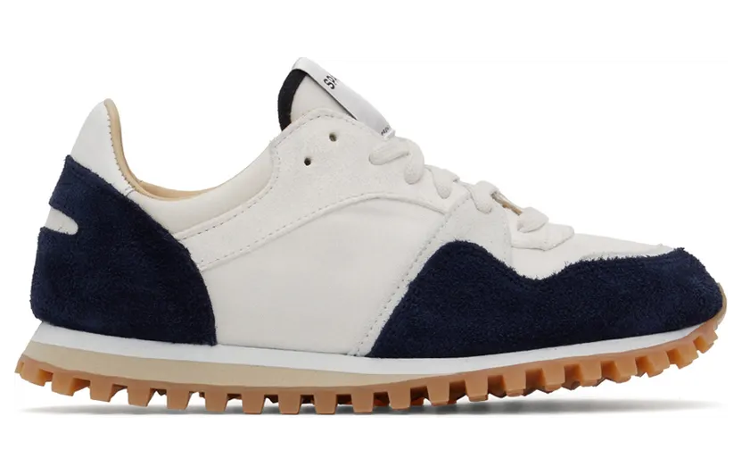 Spalwart Navy & Off-White Marathon Trail Low Sneakers (97037755870)