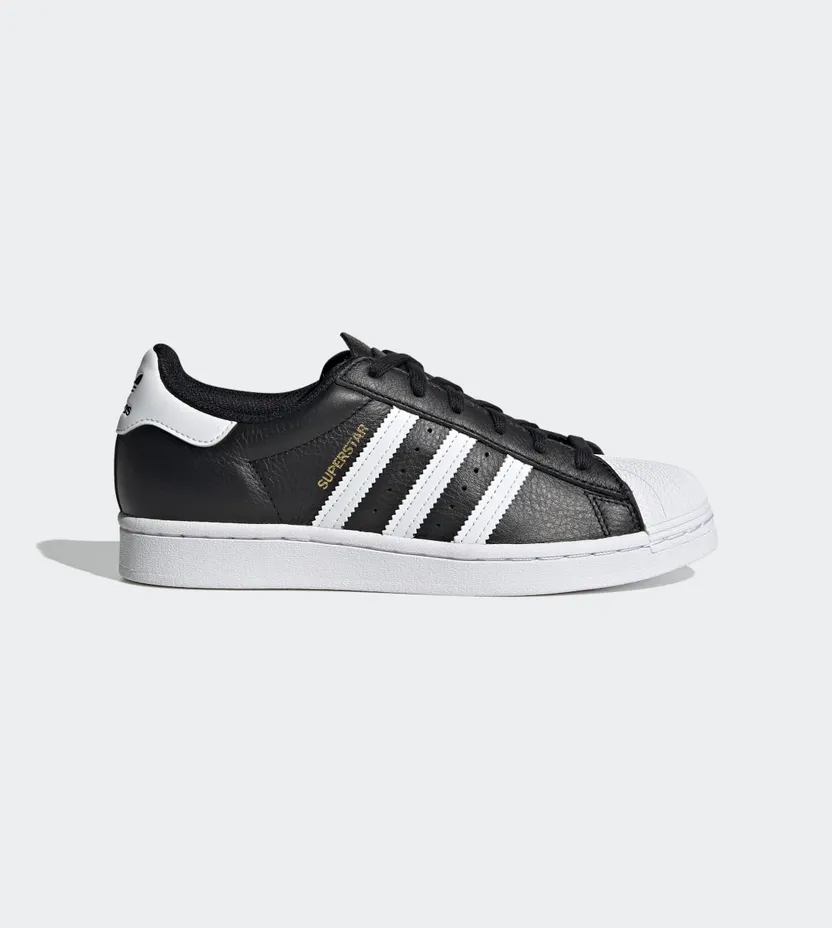 adidas Superstar Core Black / Cloud White / Gold Metallic (H03905)
