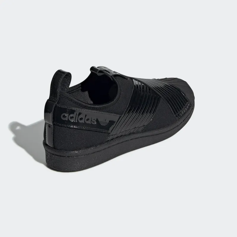 adidas Superstar Slip-On Triple Black (W) Core Black/Core Black/Collegiate Purple (BD8055)