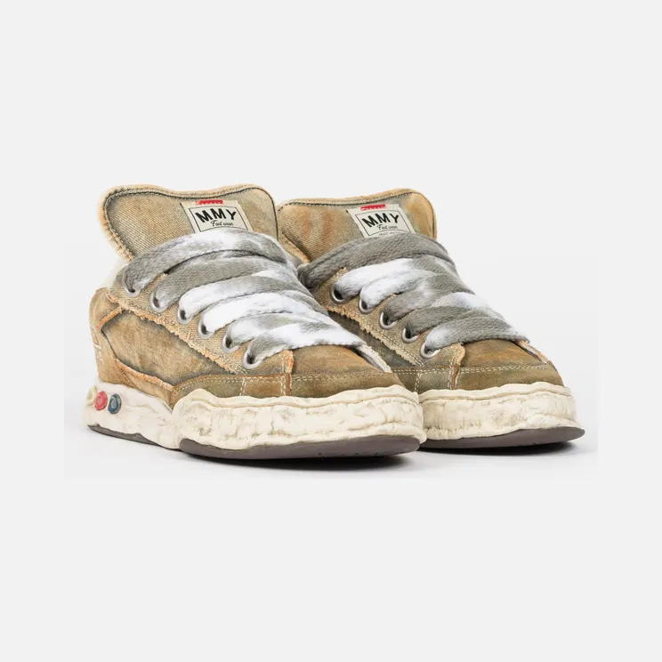 Maison Mihara Yasuhiro Herbie OG Sole Puffer Canvas Low-Top – 40 (A13FW720-GRN)