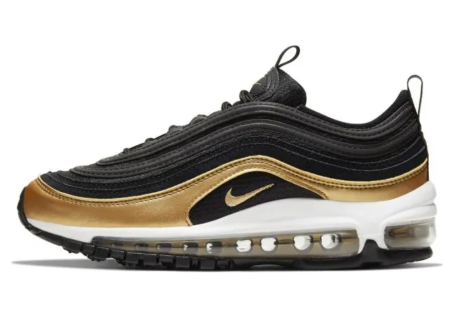 Nike Air Max 97 Black Metallic Gold (GS)