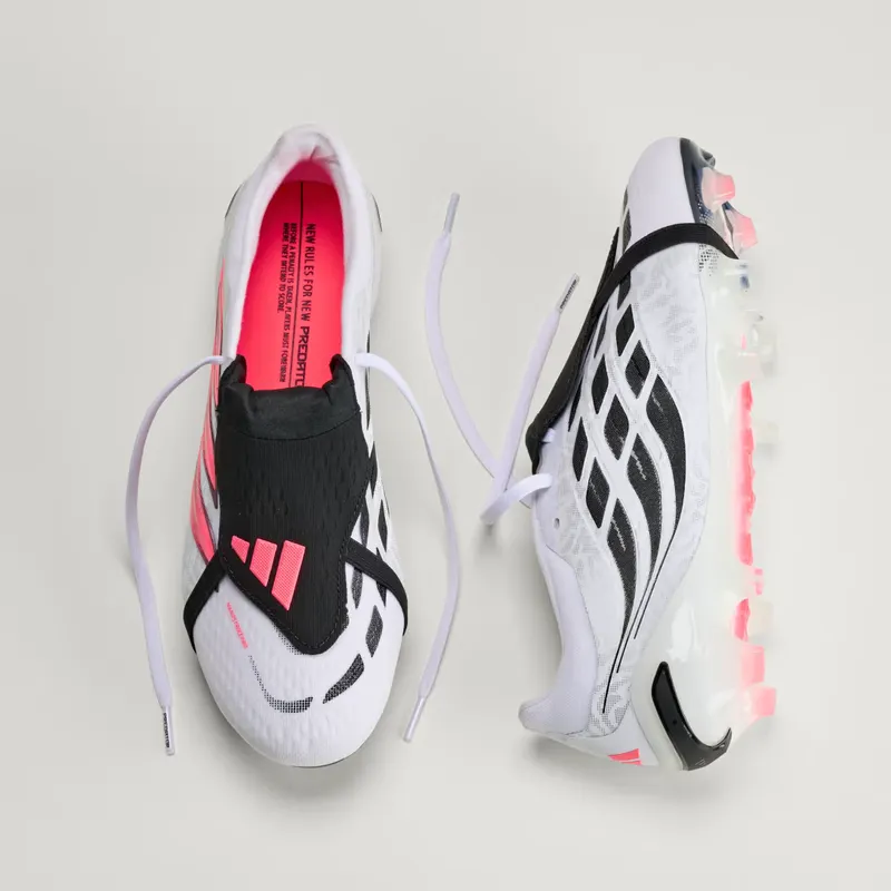 Adidas Predator Pro Fold-Over Tongue FG Football Boots, White (IH7234)