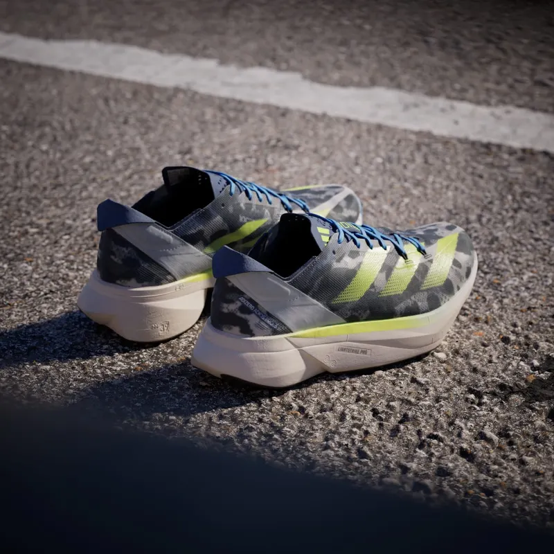 adidas Adizero Adios Pro 3 Crystal White Lucid Lemon Blue Burst (IG6441)
