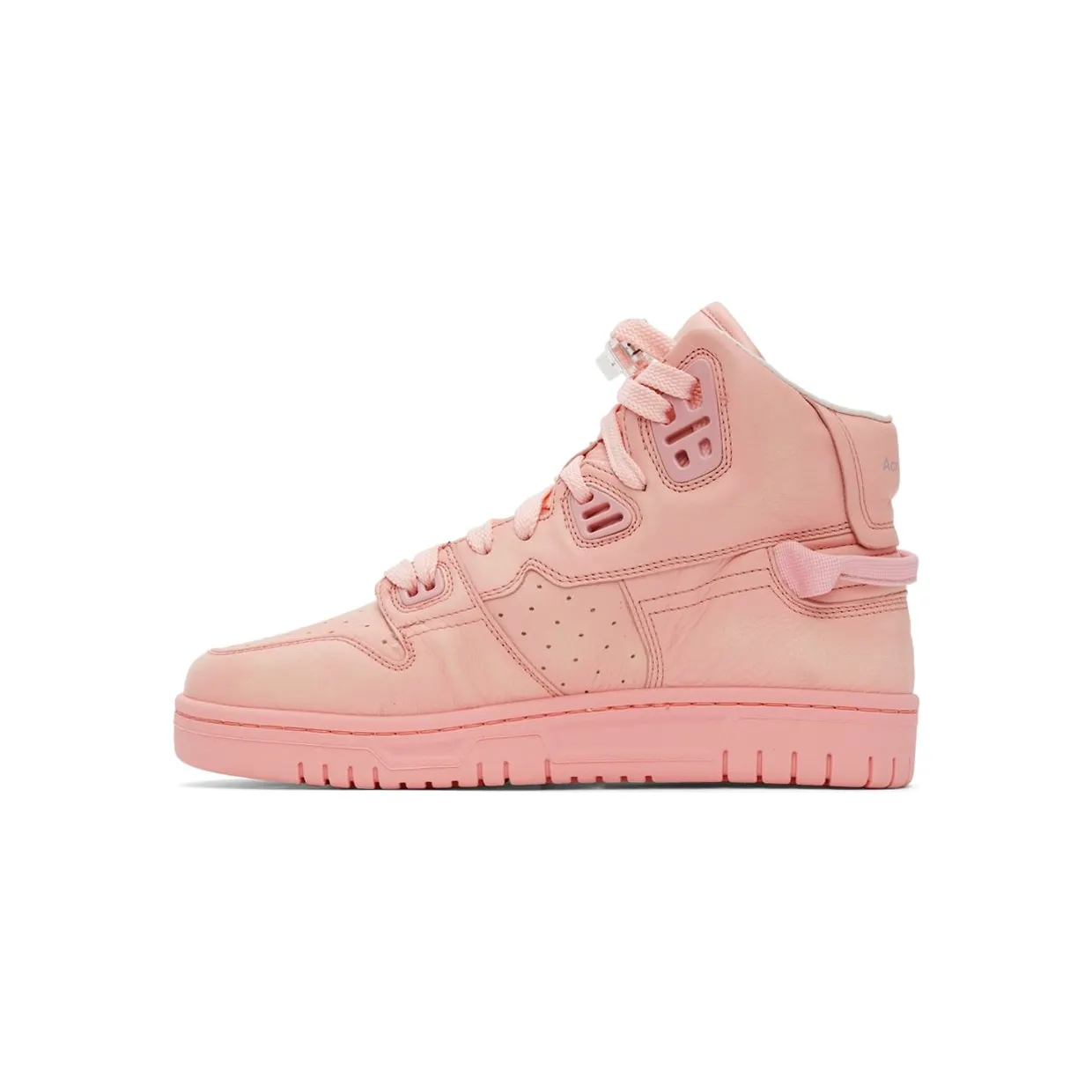 Acne Studios Pink Leather High-Top Sneakers (AD0411-) (3)