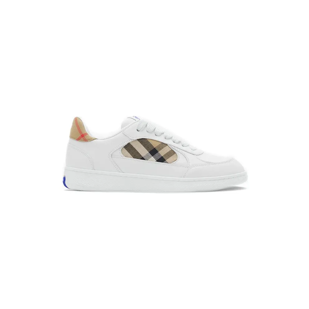 Burberry Check Terrace Sneakers White Beige (8108654)
