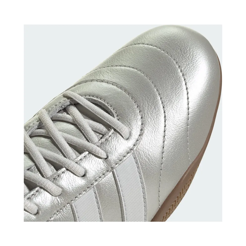 Adidas Grand Court Lo Silver Metallic / Crystal White / Gum (JQ9682)