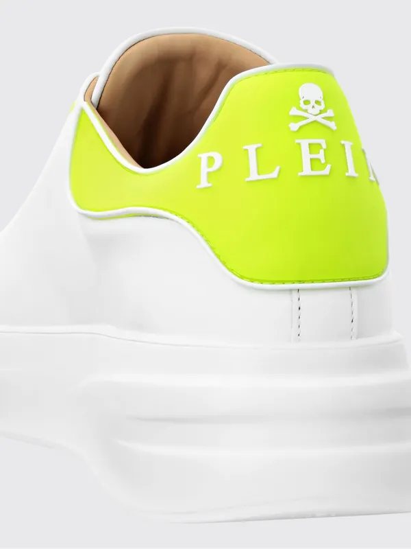 Philipp plein Platform Sneakers in Smooth Leather with Rear Logo White (PAESUSC0773PLE005N0129) (2)