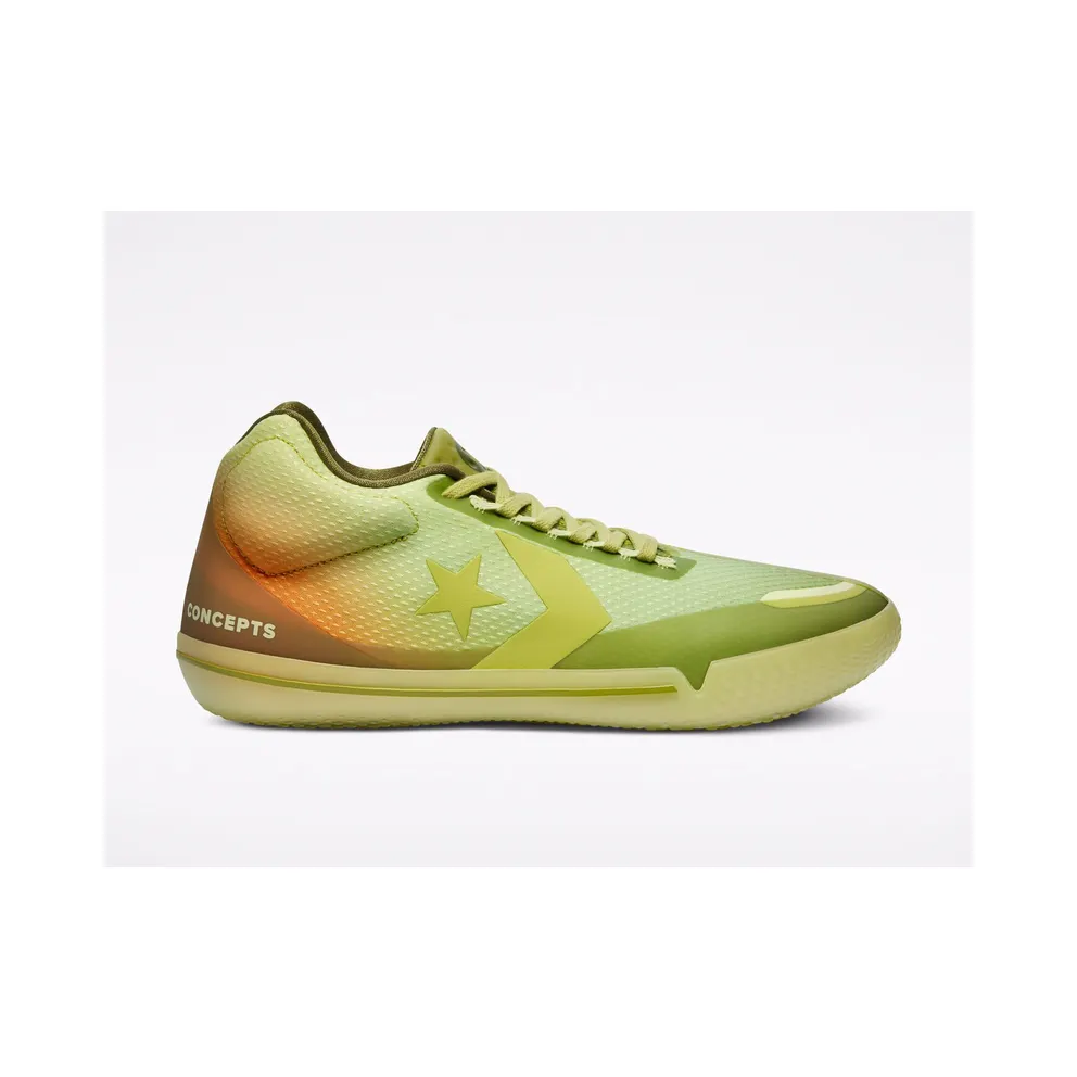 Converse Converse x Concepts Southern Flame All Star BB Evo Low Top Shadow Lime/green Oasis (170591C)