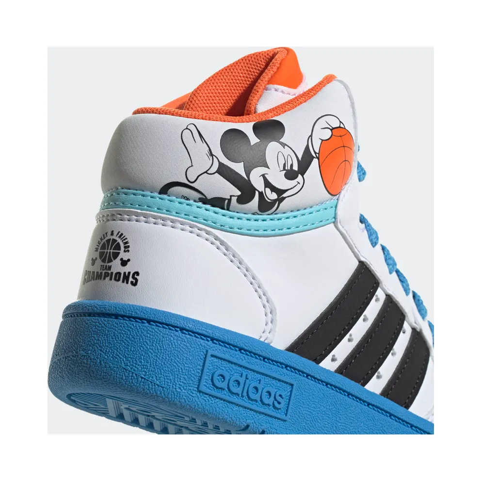 adidas Mickey Mid Hoops Cloud White / Core Black / Pulse Blue (GY6634)