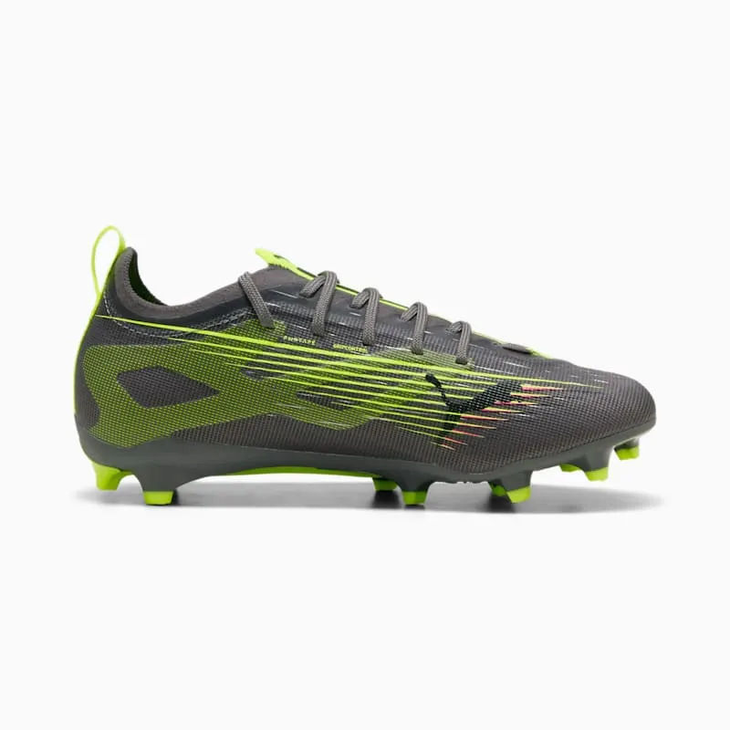 Puma Ultra 5 Pro FG/AG Jr Matte Aged Silver Yellow Alert Sun Struck (108165-03)
