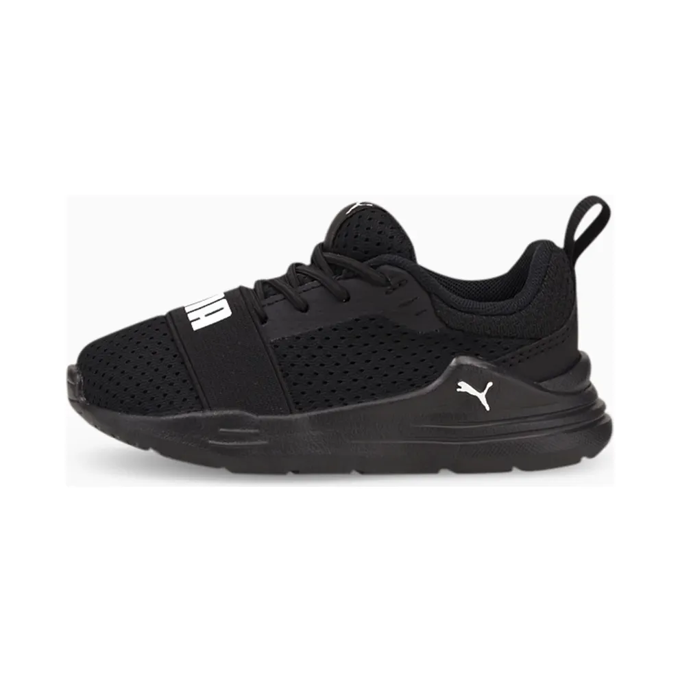 PUMA Wired Run Babies’ Black/White (374217-01)