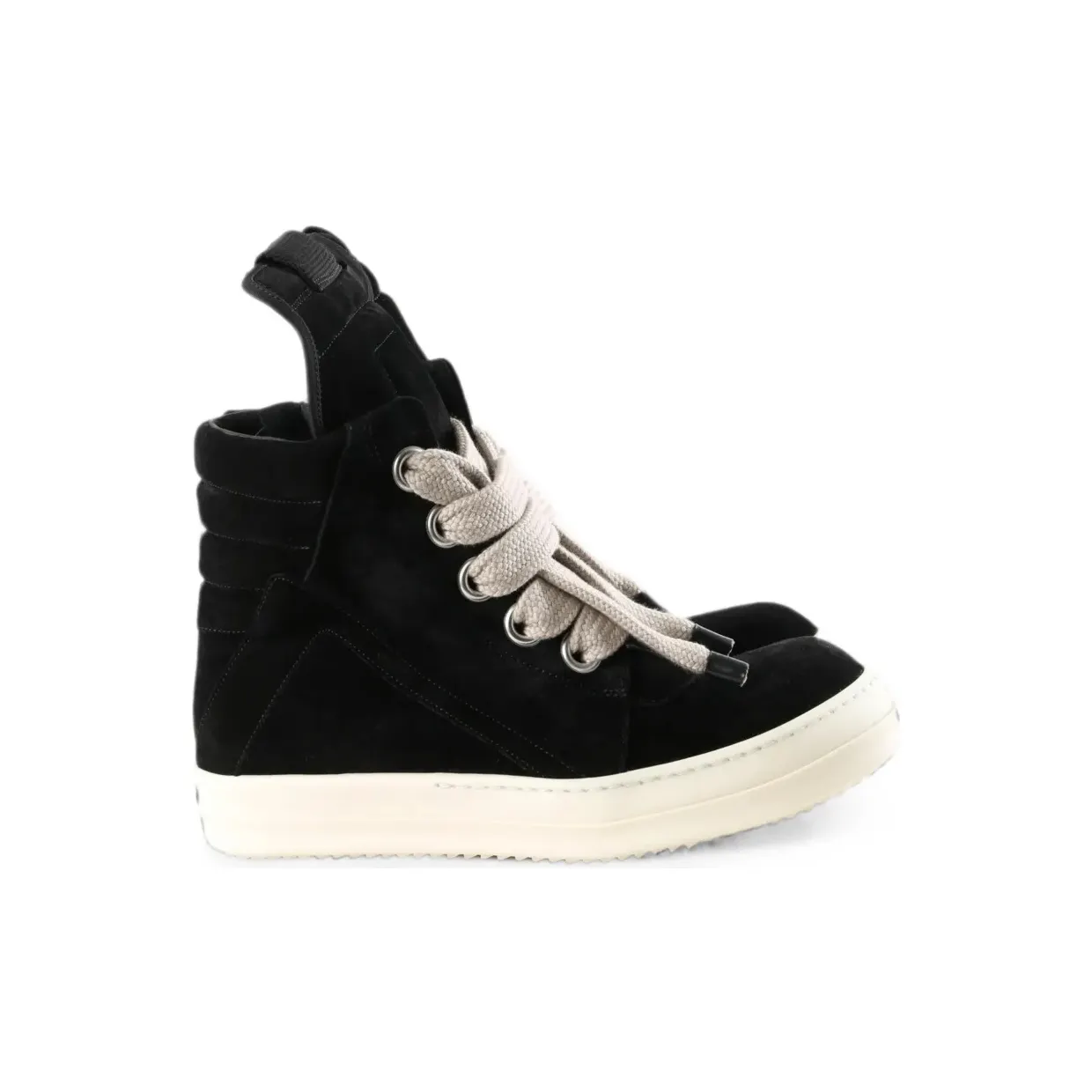 Rick Owens Jumbolace Geobasket High-Top-Sneakers “Black” (RU02F4898LVSW2)