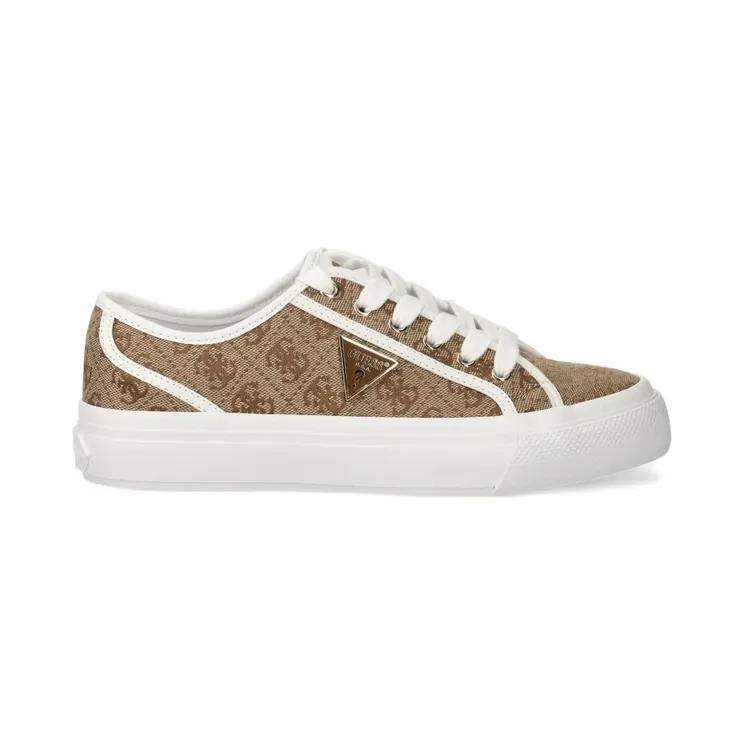 GUESS USA Sneakers met logoprint – Beige (FLGJEAFAL12)
