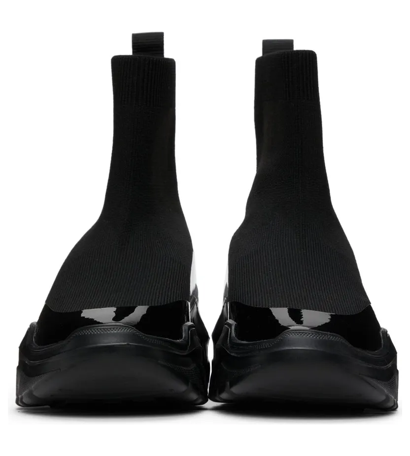 Versace Jeans Couture Black Speedtrack High Sneakers (E71VA3SC5EZS022) (2)