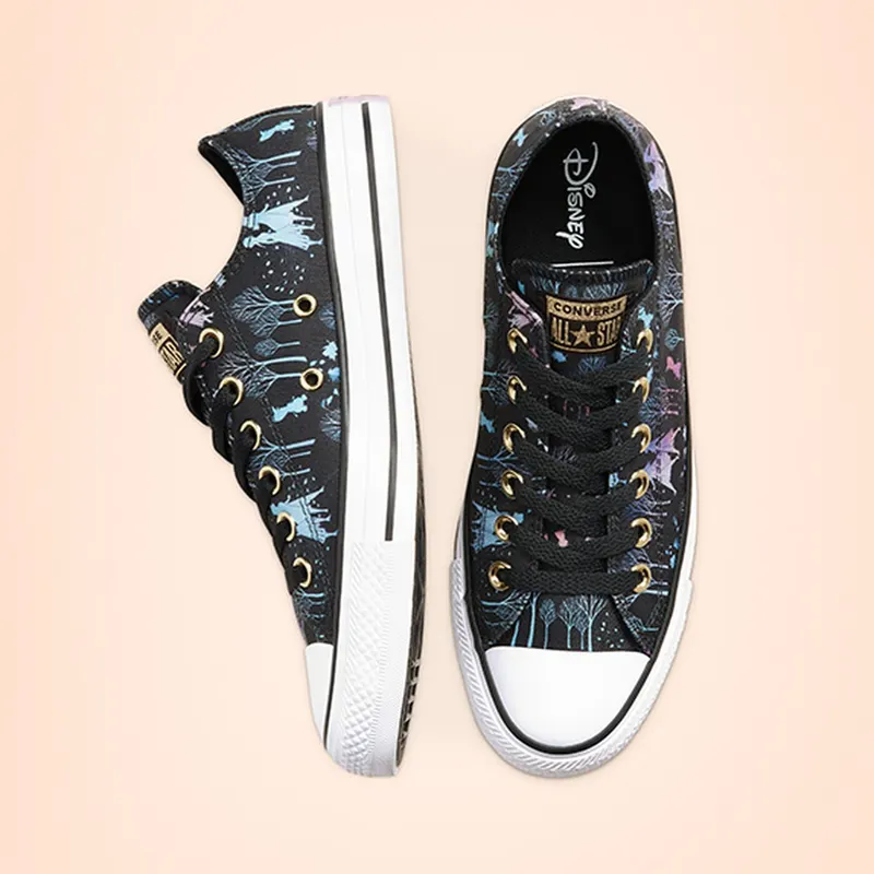 Converse Chuck Taylor All-Star Low Frozen 2 Black Black/Multi-White (167359C)