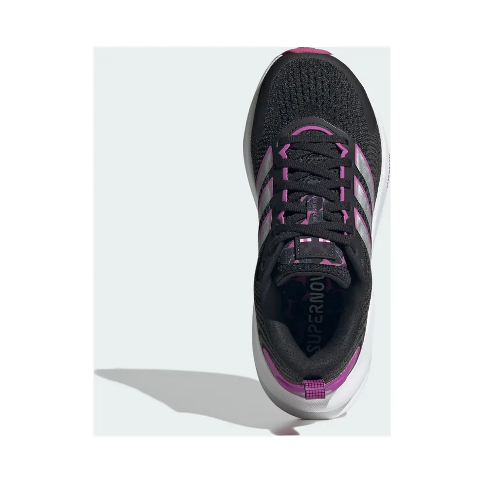Adidas ADIDAS MINECRAFT SUPERNOVA EASE 2 Junior Running Shoes Core Black / Silver Metallic / Purple Burst (KJ9657)