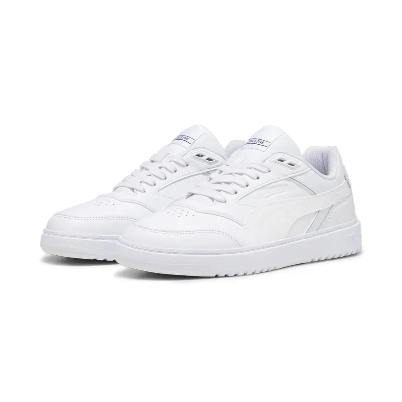 Puma Doublecourt “Puma White / Cool Light Gray” (393284_01)