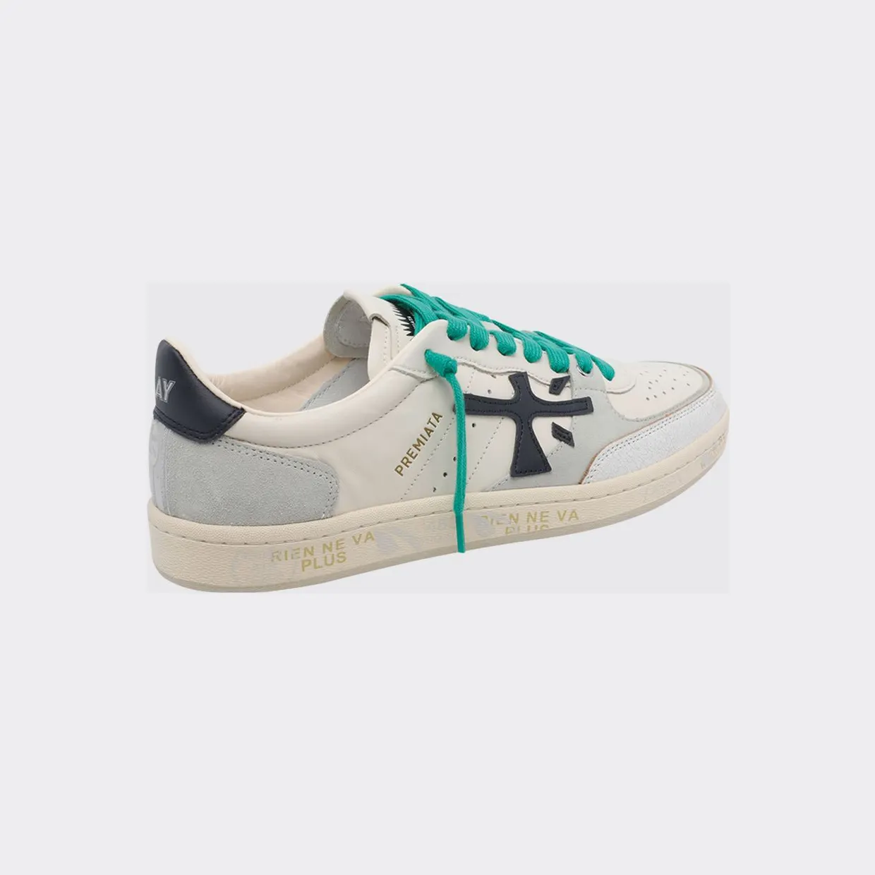 Premiata Clay Leather Sneakers White (BSKTCLAY7262) (2)