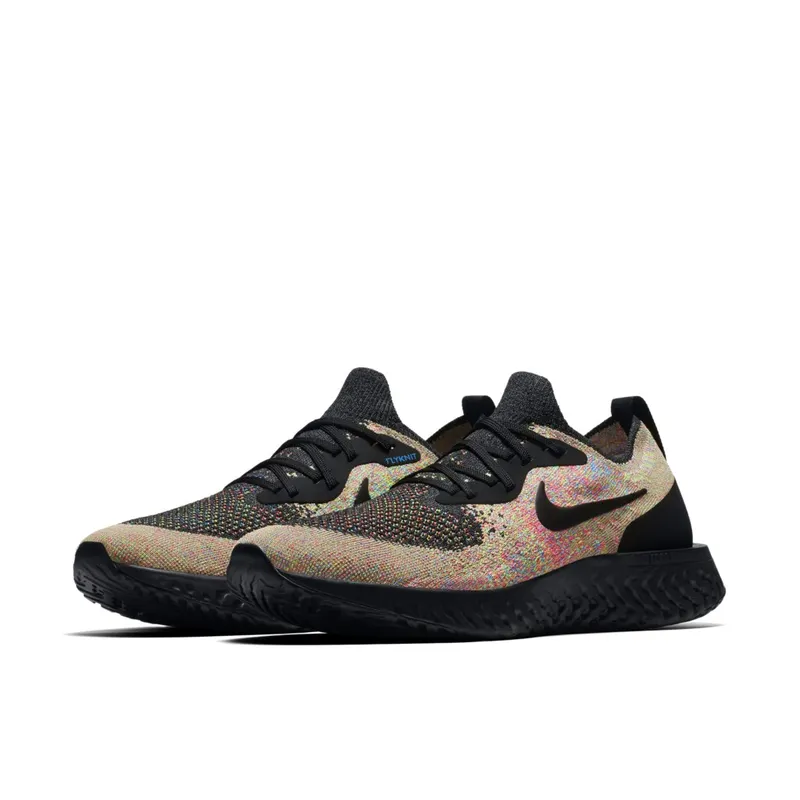 Nike Epic React Flyknit Multi-Color Black/Black-Volt (AT6162-001)
