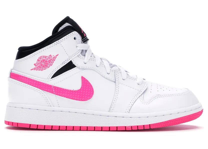 Air Jordan 1 Mid GS White (555112-106)
