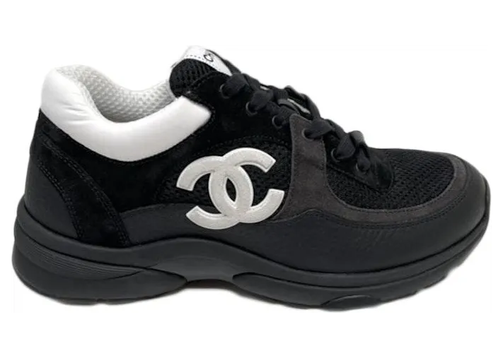 Chanel Low Top Trainer Black White (W)