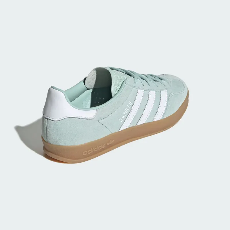 Adidas Gazelle Indoor Ash Green / Cloud White / Gum (JS1396)
