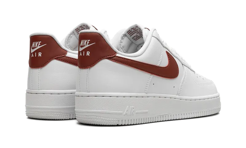 Nike AIR FORCE 1 ’07 “White / Rugged Orange” (DD8959-115)