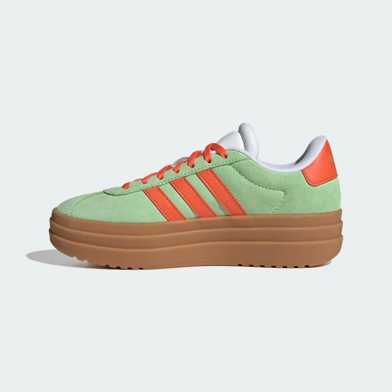 Adidas VL Court Bold Lifestyle Kids Semi Green Spark / Semi Impact Orange / Cloud White (JQ4557)