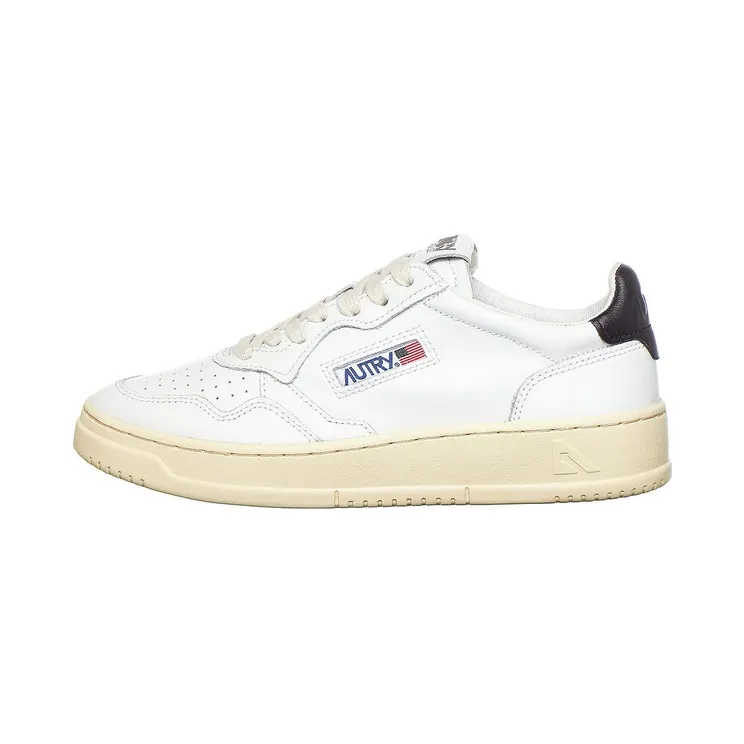 Autry Medalist Low Leather / Leather White / Black (AULWLL22)