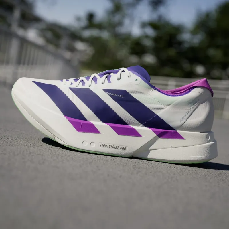 Adidas Adizero Adios Pro 4 “White Purple Lime Burst” (JR1656)