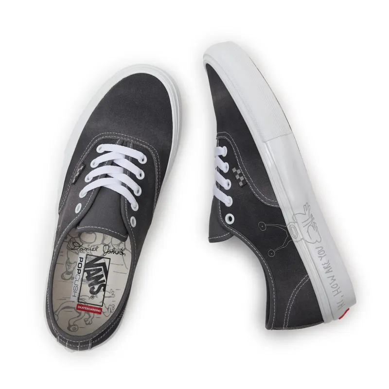 VANS Daniel Johnston Skate Authentic Shoes Grey (VN0A5FC8AO7)
