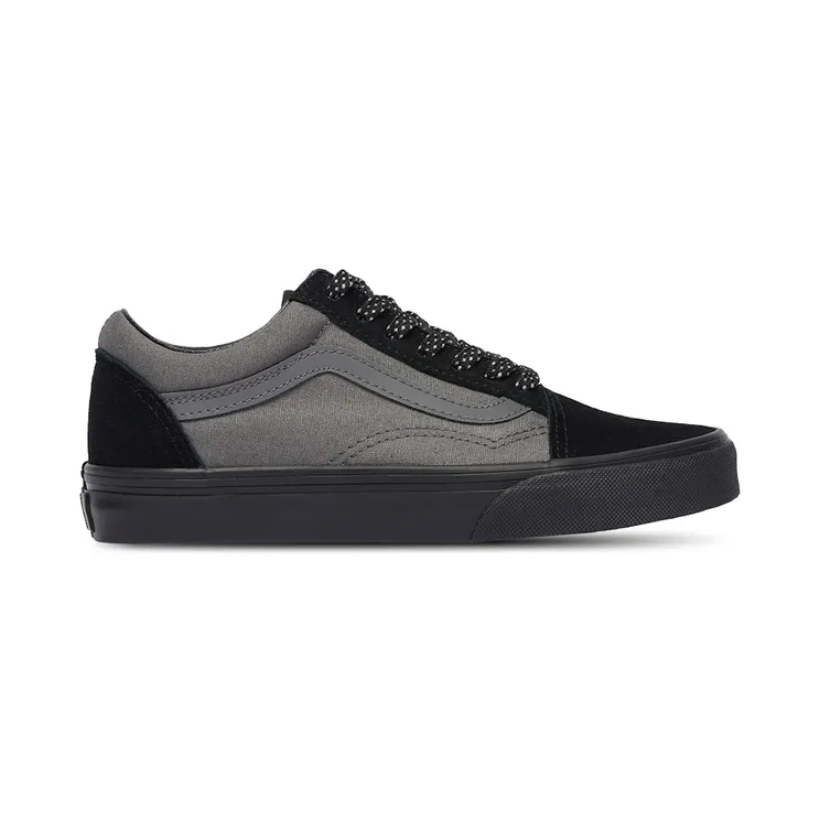 Vans Old Skool Logo Pop Grey Reflective Silver Black (VN000ECUQPT)