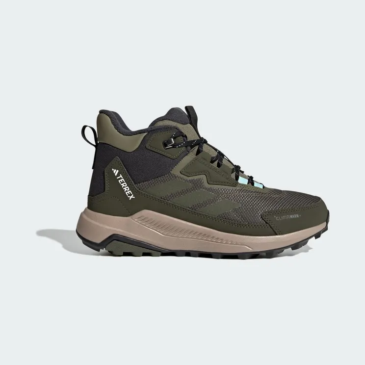 adidas Terrex Anylander Climawarm+ Hiking “Olive Strata / Night Cargo / Semi Flash Aqua” (JQ9951)