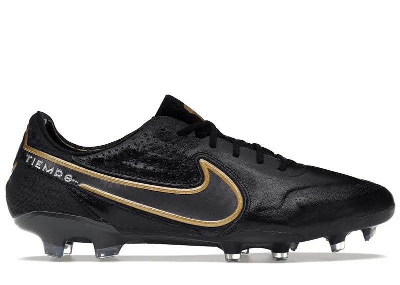 Nike Tiempo Legend 9 Elite FG Black Metallic Gold (CZ8482-007)