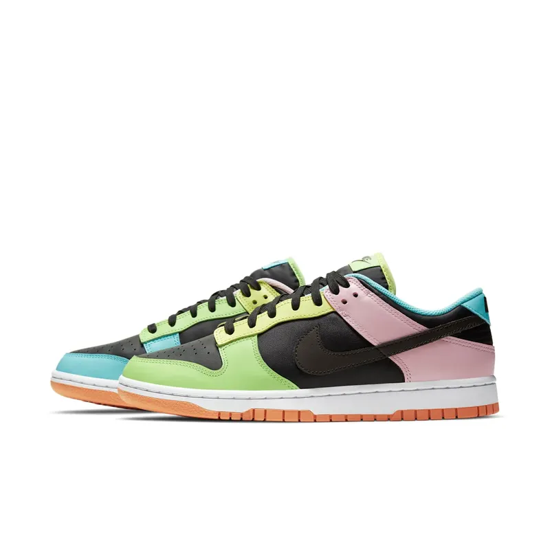 Nike Dunk Low Free 99 Black (GS) (2021) – “Black / Dark Chocolate / Copa / Pink Foam” (DH0952-001)