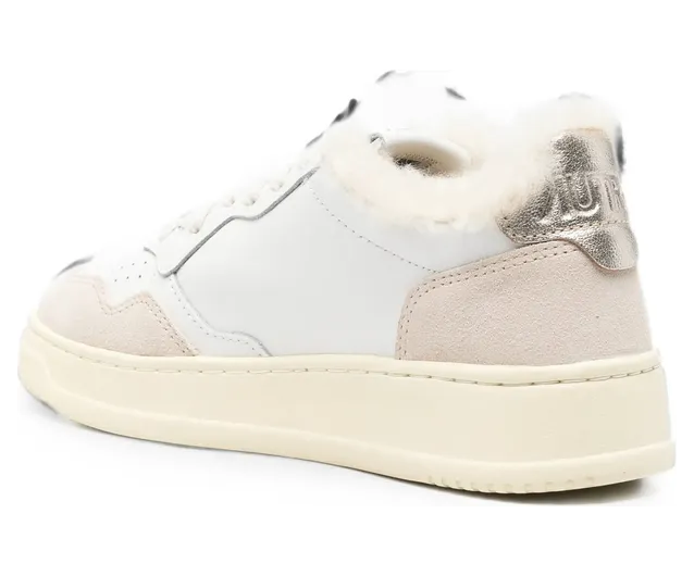 Autry Medalist “Shearling / White Neutrals” (AUXW LS75) (4)